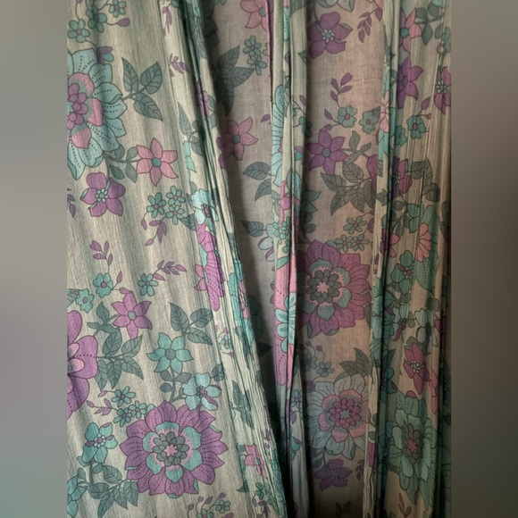 Spell Teal and Purple Floral Robe - Picture 4 of 5